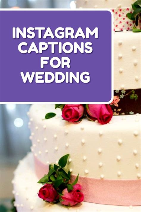 INSTAGRAM CAPTIONS FOR WEDDINGS | Wedding captions for instagram, Wedding captions, Instagram