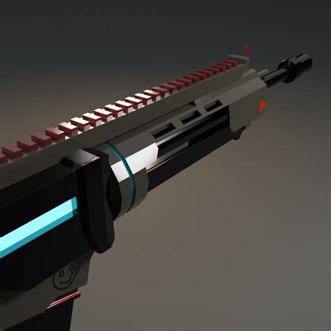 Artstation Near Future Assault Rifle