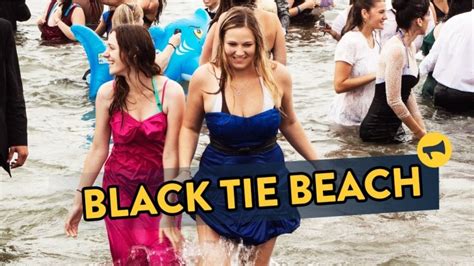 Footage Of Improv Everywheres 4th Annual Black Tie Beach Party In New