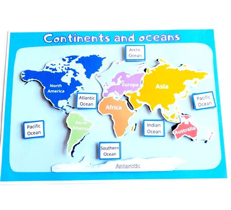 Continents And Oceans Geography Worksheet Printables Homeschool
