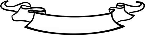 Download Banner Scroll Png Black And White Scrolls Clip