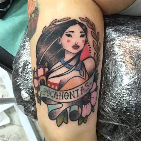 35 Perfect Pocahontas Tattoo Ideas – The Colors Of The Wind And More