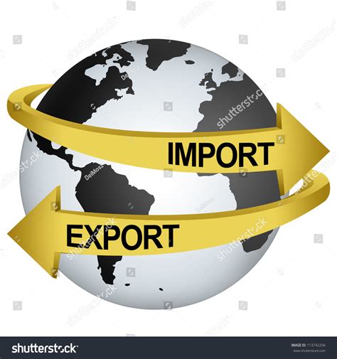 * for importers that want to know how to import and for exporters that want to know how to export, it is important to understand what are the methods of payment in international trade. Golden Import Export Arrow Around Gray Stock Illustration ...