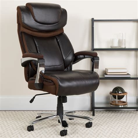 The good news is that there are. Brown LeatherSoft Executive Swivel Office Chair with ...