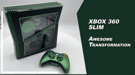 Xbox 360 Slim Custom Mod Unique Design Youtube