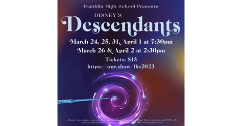 Franklin High School Presents Fhs Disneys Descendants