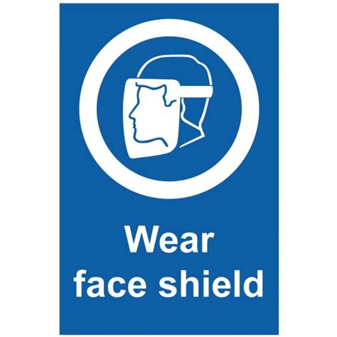 Face Shield Safety Sign