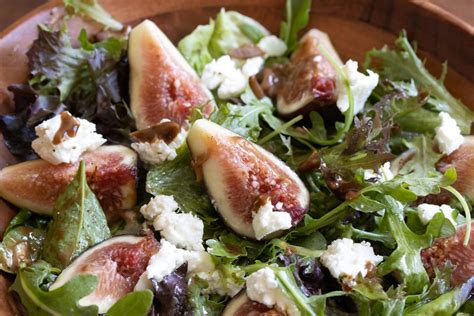 figs with goat cheese salad giangi s kitchen