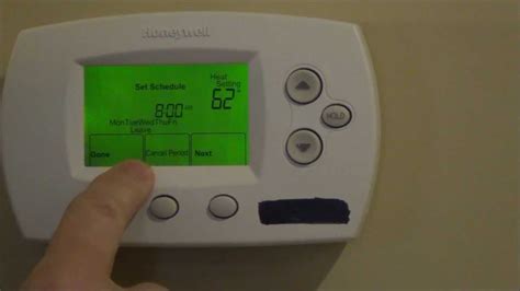 When to call a pro. How to Program Your Thermostat - Honeywell FocusPro TH6000 ...