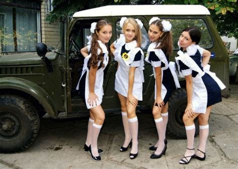 Russian High School Graduates Fun