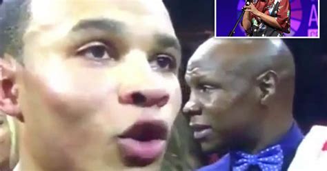 Watch The Moment Chris Eubank Sr Pies Ring Girl As Savage Lily Allen