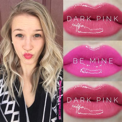 Dark Pink X1 Be Mine X1 Dark Pink X1 With Glossy Gloss Love To Combo