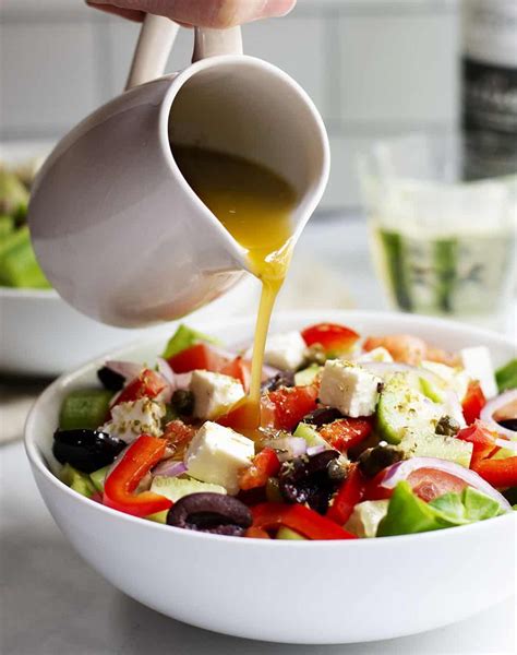 An Easy And Healthy Authentic Greek Salad Dressing Recipe Made With Red Wine Vinegar And Buttery