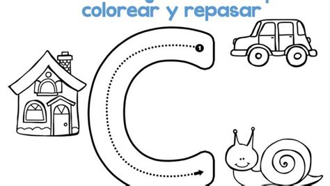 Completo Abecedario Grafo Motor Para Colorear Y Repasar