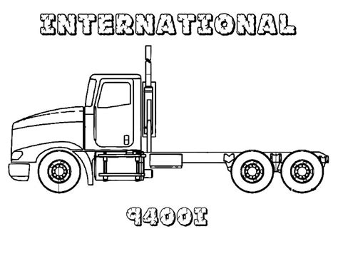 printable truck coloring pages