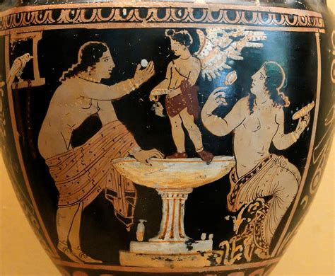 Femalenudityinwesternpainting Two Women At A Bathtub On Which Eros Is