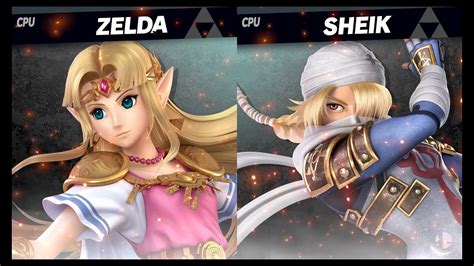 Zelda Vs Sheik Super Smash Bros Ultimate Smash Mode Gameplay Youtube