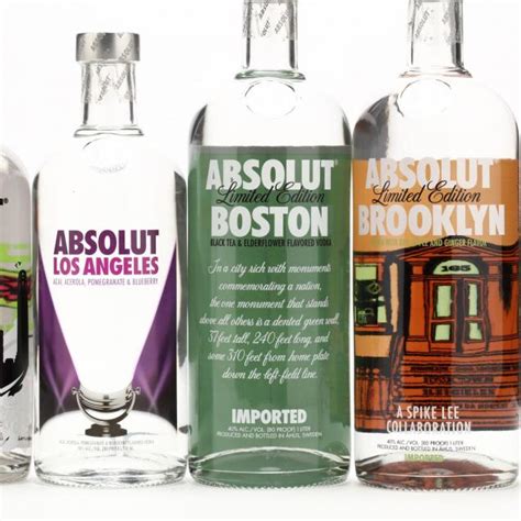 Absolut Vodka Limited Edition Collection Lot 1 Small Collection Of
