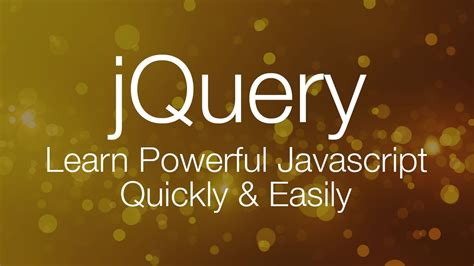 Jquery Tutorial 1 Jquery Tutorial For Beginners Youtube