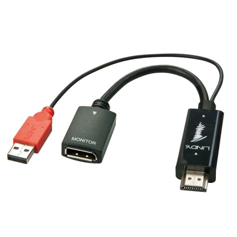 Shop for usb to hdmi converters at walmart.com. HDMI To DisplayPort 4K Converter With USB Power - from ...