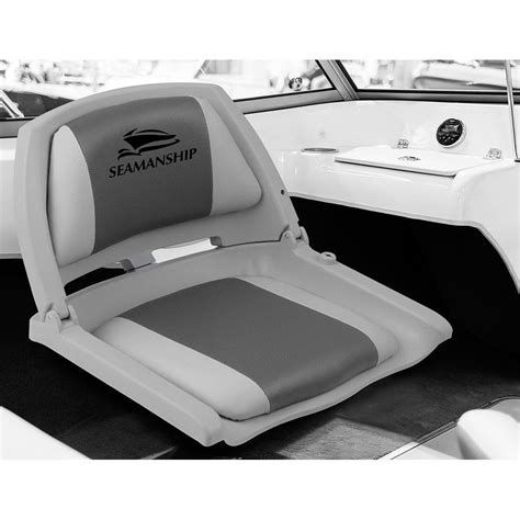 Seamanship 2x Folding Boat Seats Seat Marine Seating Set All Weather