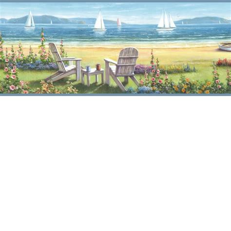 65 Best Beach House Wallpaper Borders Images On Pinterest Paintable