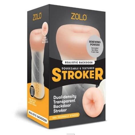 Zolo Realisitic Backdoor Male Masturbator Clear Sex Toys At Adult