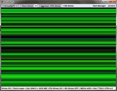 The default options are sufficient to do a well balanced stress test on the. Stress My PC - Computer Stress Test - USB Pendrive Apps