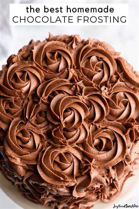 This Is The Best Chocolate Buttercream Frosting Recipe Ever Its Rich