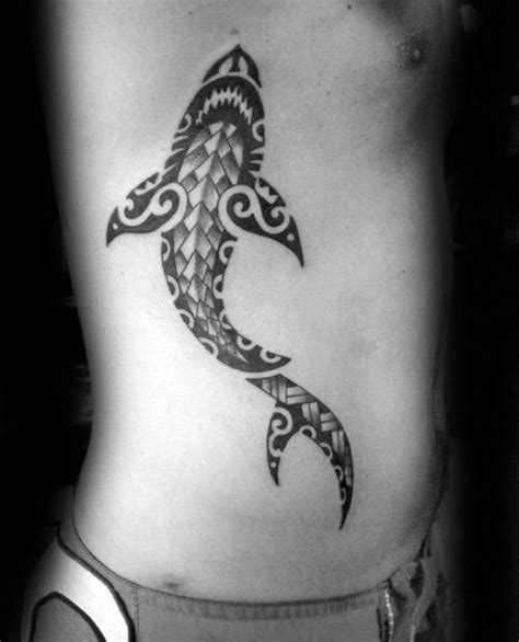 50 Polynesian Shark Tattoo Designs For Men Tribal Ink Ideas