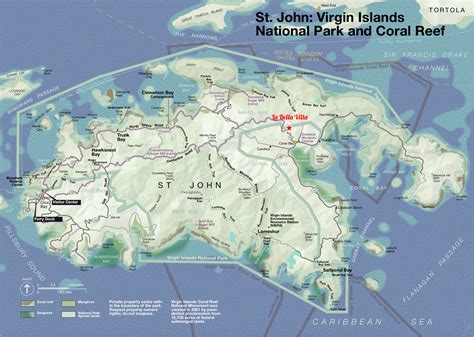 Map Coral Bay St John Vacation Villa Rentals By Owner In Usvi