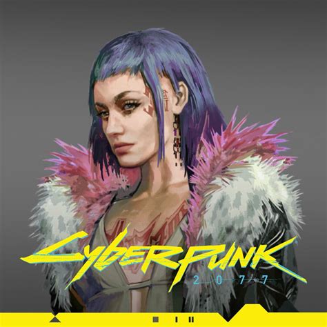 Cyberpunk 2077 Evelyn Parker Character Concept Art Lea Leonowicz On
