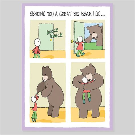 Check spelling or type a new query. bear hug greeting card by cat-rabbit graphics | notonthehighstreet.com