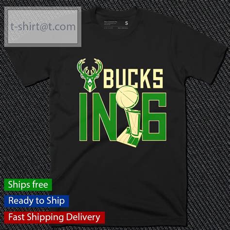 Milwaukee Bucks Nba Finals Champions Bucks In Six Tri Blend Shirt