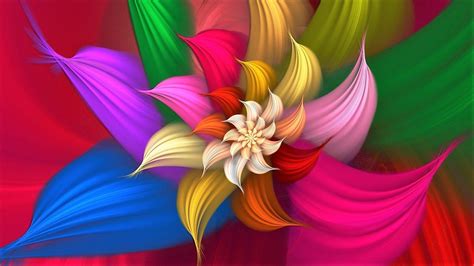Colorful Abstract Flower Wallpapers Top Free Colorful Abstract Flower