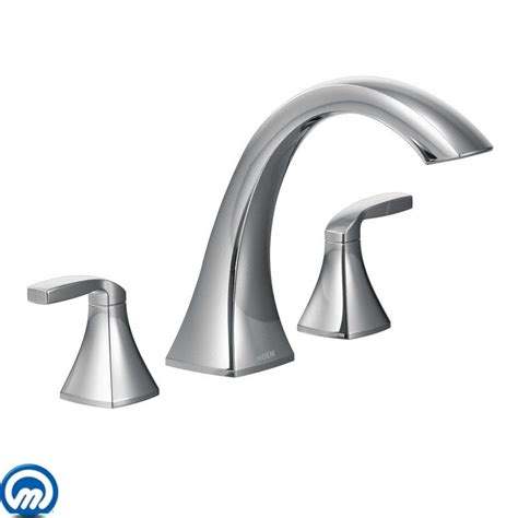Was this a moen cartridge or a danco moen replacement cartridge? Moen T693 Chrome Deck Mounted Roman Tub Faucet Trim from ...