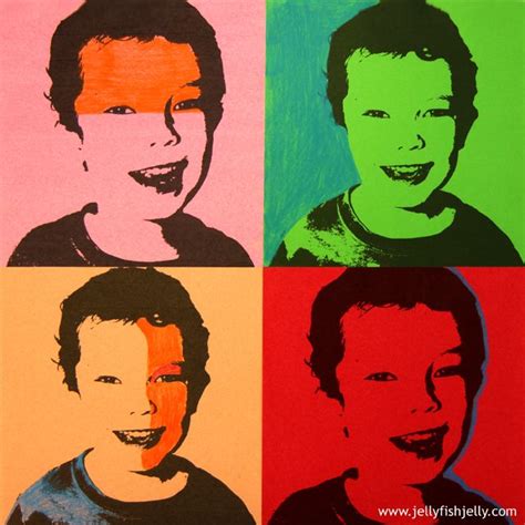 Warhole Portraits 11 Print Out And Use Color Pencil Or Cellophane