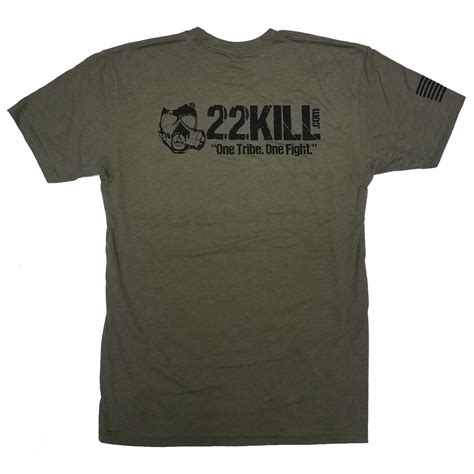 Og Updated 22kill T Shirt Od Green