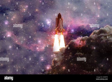 Space Shuttle Atlantis Cosmos Art Elements Of This Image Furnished By
