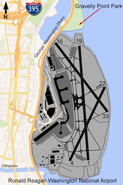Reagan Airport Terminal Map