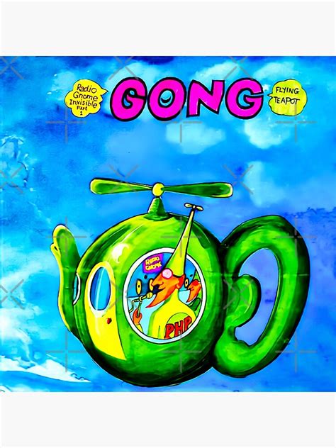 Gong Flying Teapot Poster For Sale By Ninajg007 Redbubble