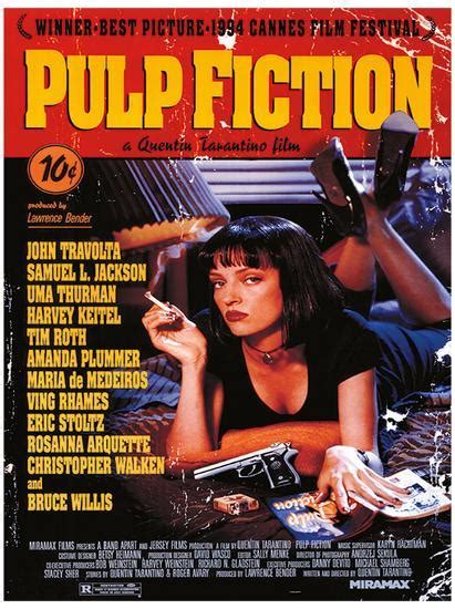 What a blast pulp fiction, one of the most highly acclaimed films of 1995, was without a doubt a shocking and controversial movie. 'Pulp Fiction - Uma On Bed Movie Poster' Masterprint ...