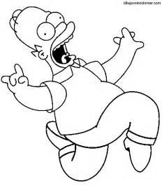 Dibujo de scooby doo en la furgoneta. Dibujos de Homero Simpson para colorear en familia ...
