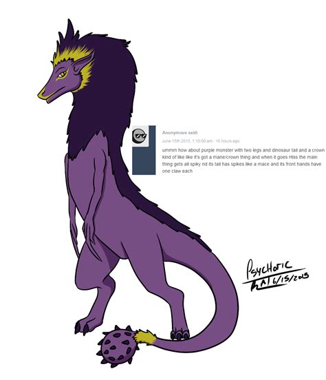 Purple Monster By Psychoticrat On Newgrounds