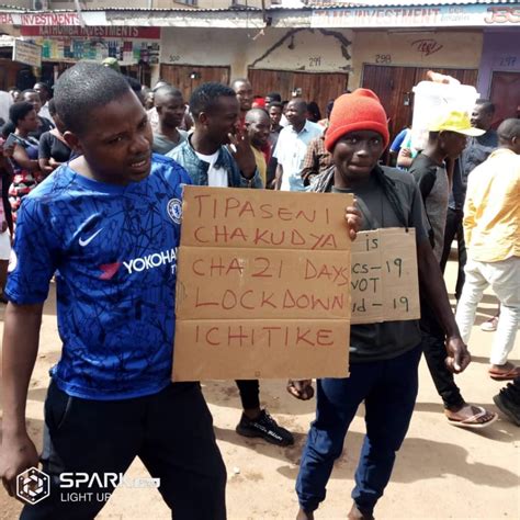 Malawis Mzuzu Vendors Say No To Covid 19 Lockdownhold Demos