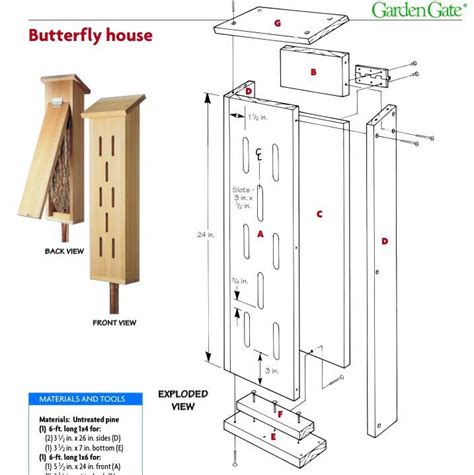 Free Butterfly House Plans Butterfly House Bird House Plans Free