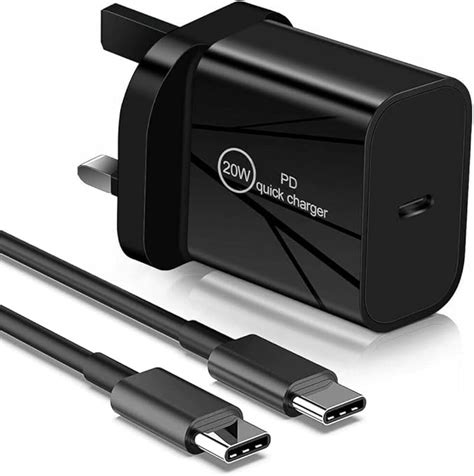 Galaxy A14 A14 5g Charger Plug 20w Type C To Type C Fast Charging