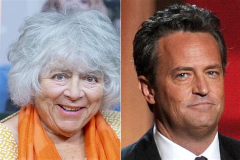Miriam Margolyes Shares Matthew Perry Tribute After