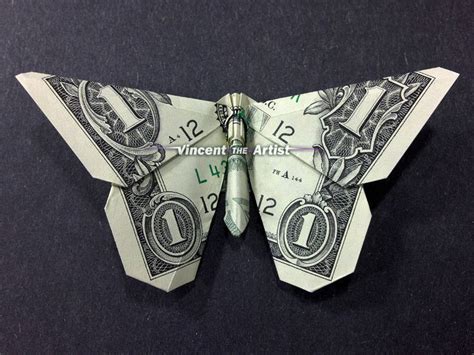 Butterfly Money Origami Insect Animal Dollar Bill Cash Sculptors Bank