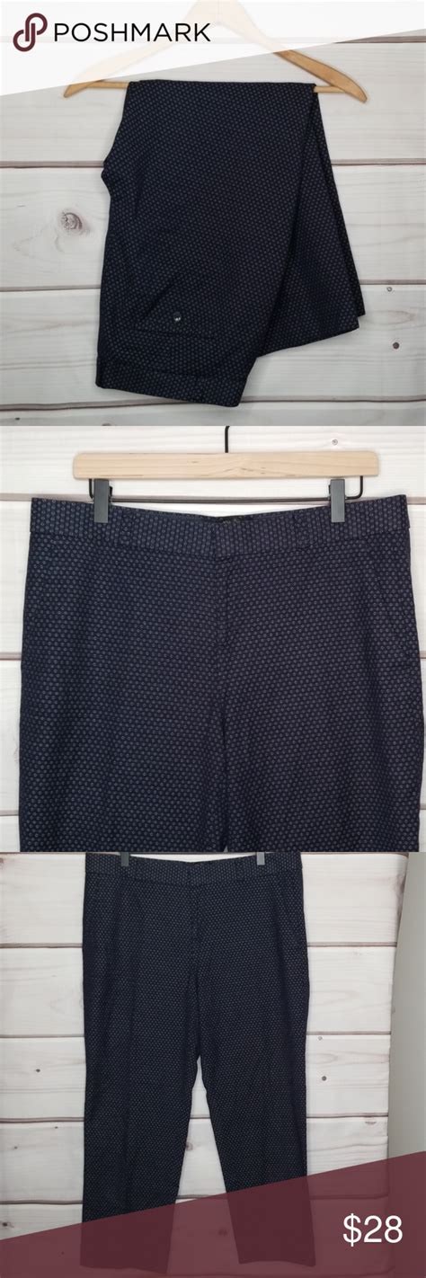 Banana Republic Navy Avery Crops Size 10 In 2021 Skinny Cropped Pants